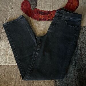 Express High Rise Straight Leg Jeans